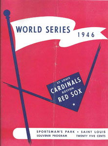 1946 World Series Program - St. Louis